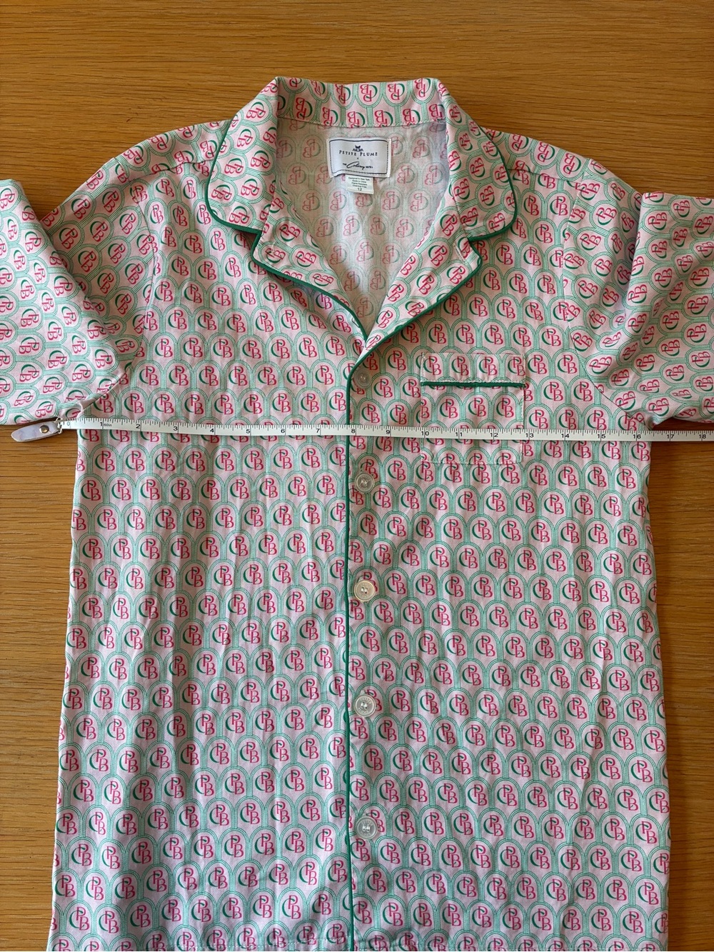 Petite Plume-The Colony Hotel-Pink and Green-Girls-Pajama-Set-12 - Picture 6 of 14
